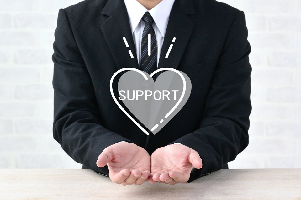 登録から内定獲得までに受けられるサポートの流れ